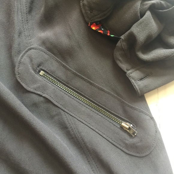 Anthropologie ELEVENSES Eldora Gray Draped Jacket - Picture 6 of 8